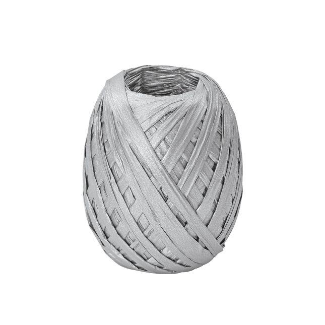 Papier raffia silber 3671