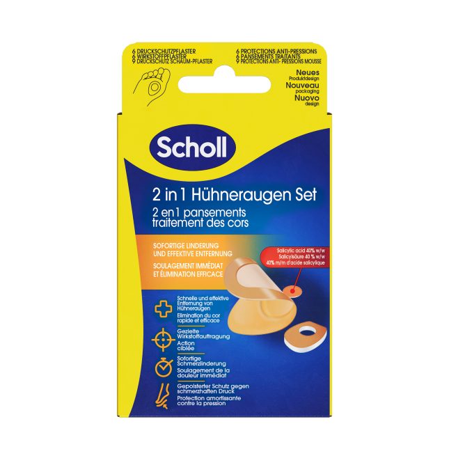 Scholl 1in2 Huehneraugen Set 8117860 5052197028614 front2 web