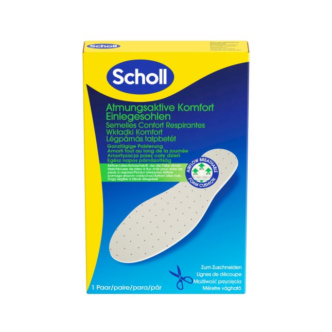 Scholl Air Cushion Einlegesohlen im praktischen Falt Format 9000087 5056585801551 front2 web