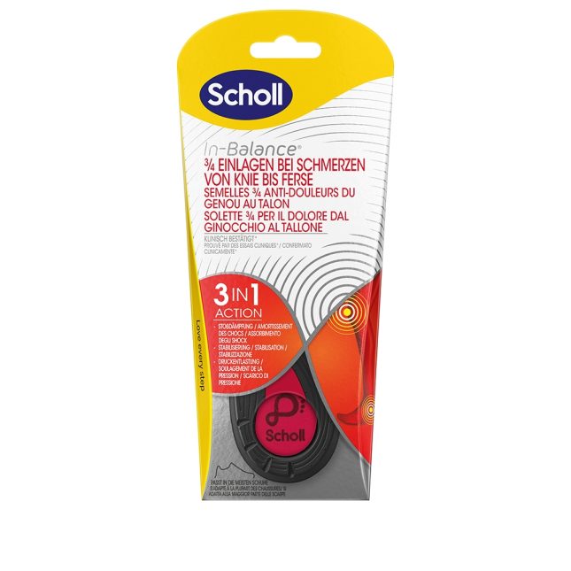 Scholl In Balance Einlegesohlen bei Schmerzen von Knie bis Ferse 37 39 5 4000079 4002448134329 front web