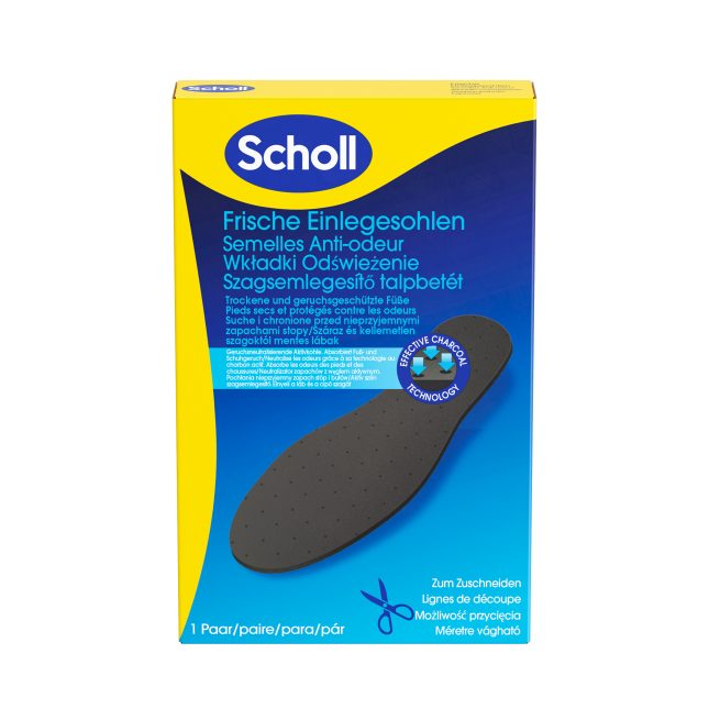 Scholl Odour Buster Einlegesohlen im praktischen Falt Format 9000089 5056585801575 front2 web