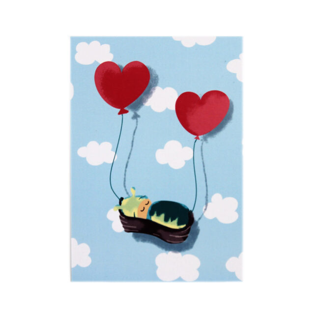 UMAER postkarte flying high