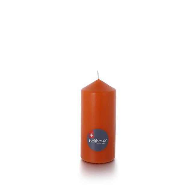 Zylinderkerze kürbisorange 082649 961
