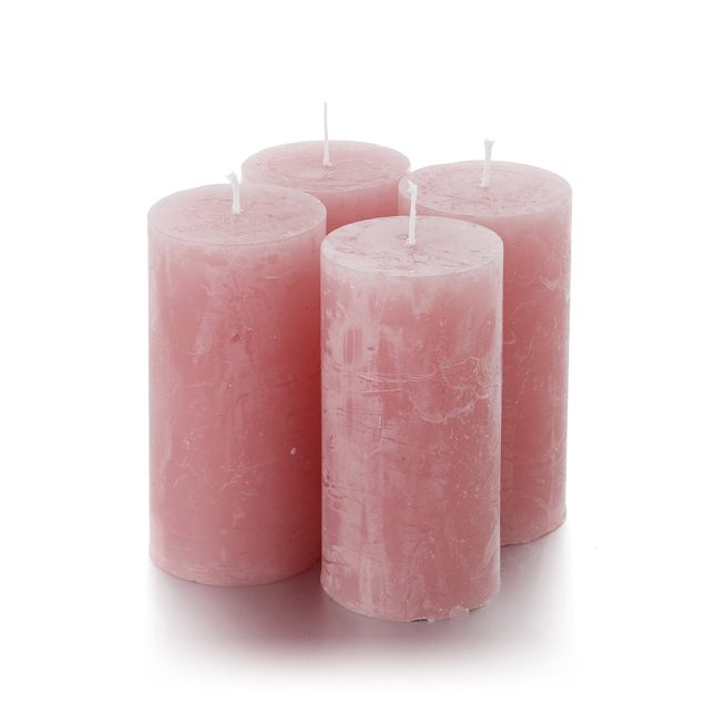 Adventsset rustico 4er rosa 434487 038