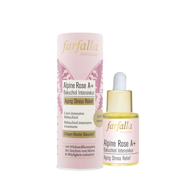 Alpine rose bakuchiol intensivkur farfalla 6923