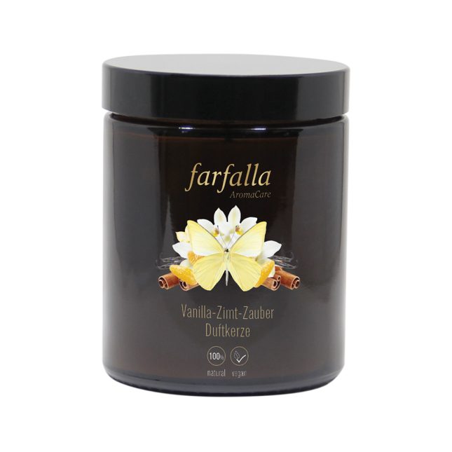 Aroma duftkerze vanilla zimt zauber front 3361