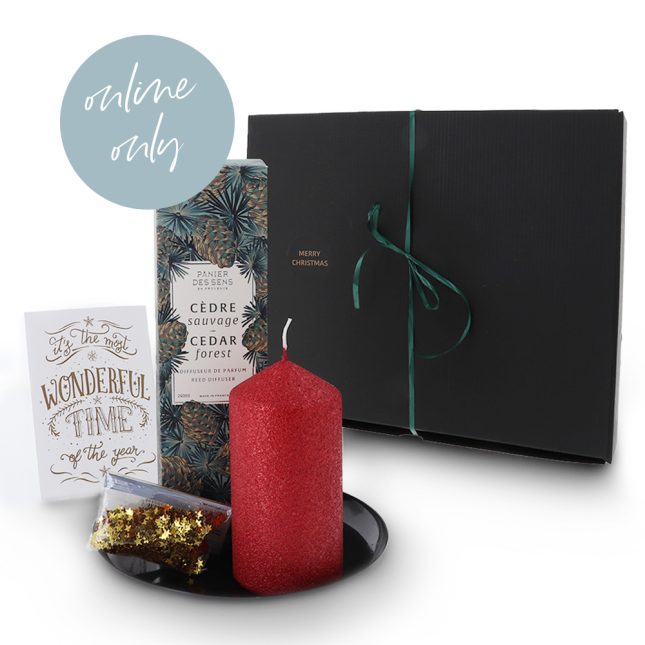 Bundle pine cone weihnachten box 9257