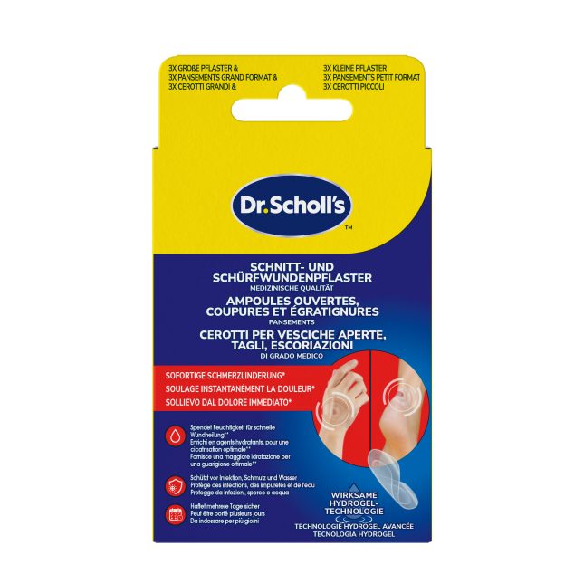 Dr scholls schnitt und schuerfwundenpflaster s 9038397