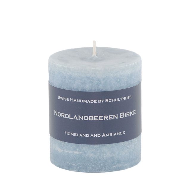 Duftkerze nordlandbeeren birke hellblau 5828