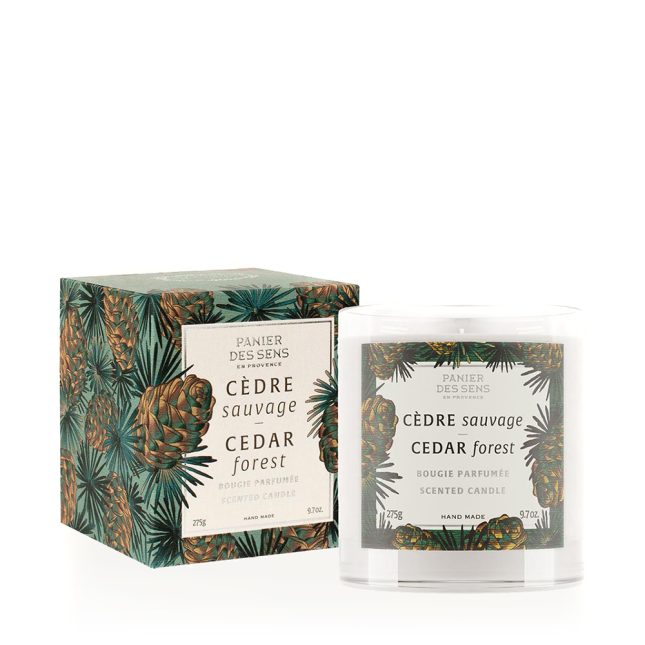 Duftkerze zerderholz panier des sens 8294