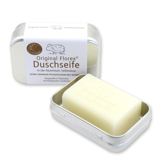 Duschseife mit dose offen 4587