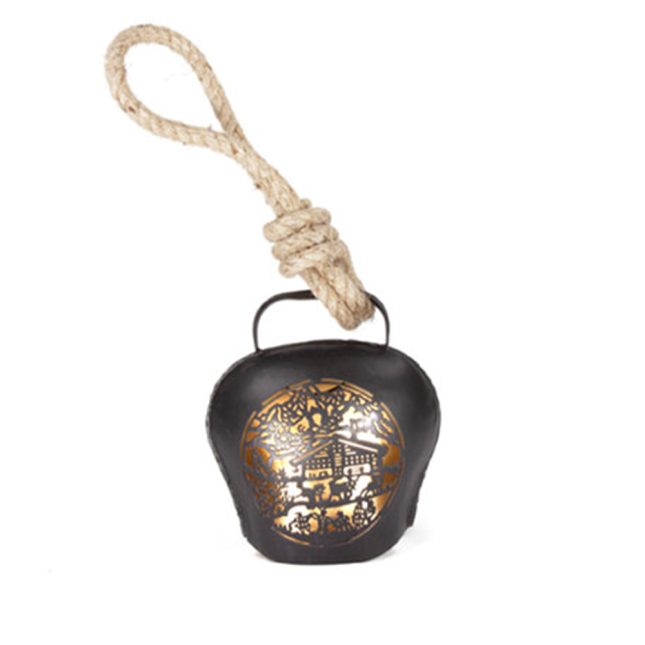 Glocke chalet ligne noir mini 5482