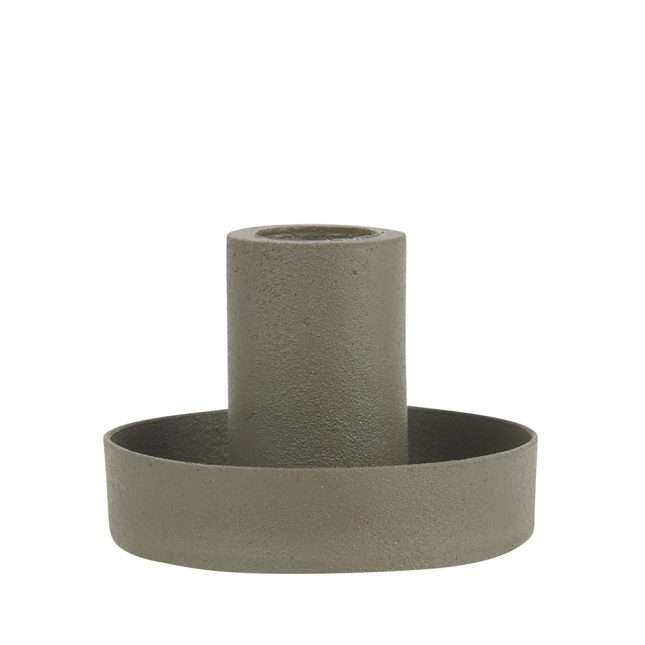 Kerzenstaender john fuer duenne kerzen staubig gruen 2519