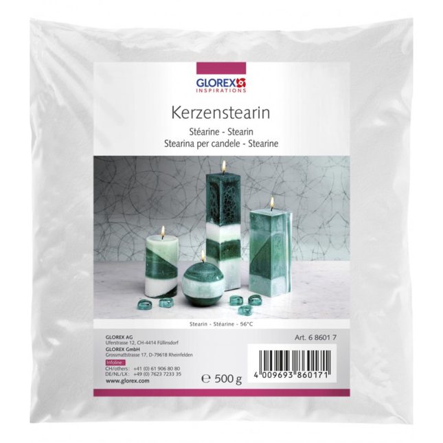 Kerzenstearin 500g weiss 8345