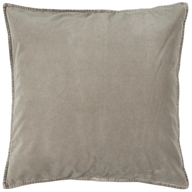 Kissenbezug velours grau 3962