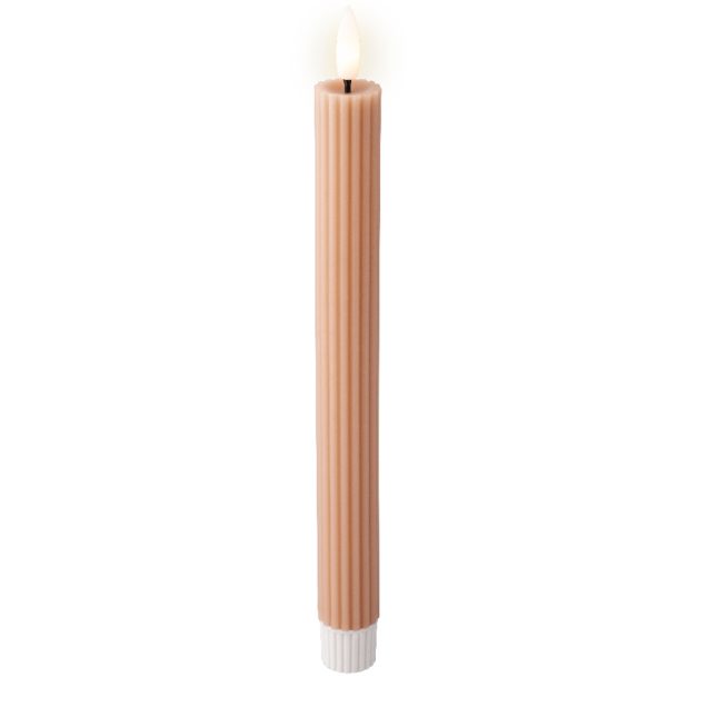 Led stabkerze maly light pink 7278