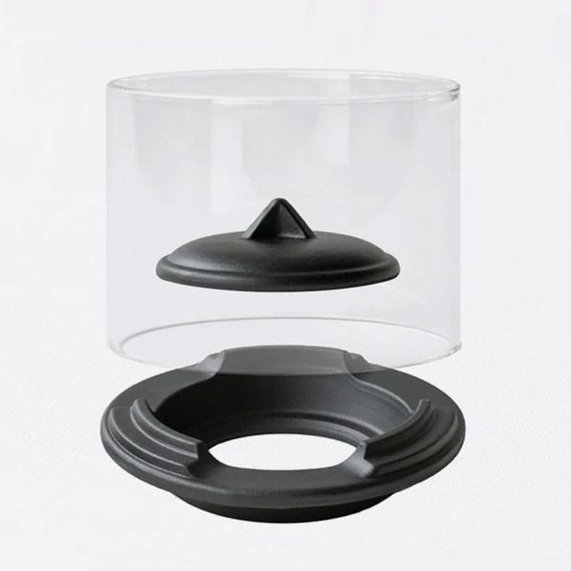 Lichtglas ceralava schwarz 7163