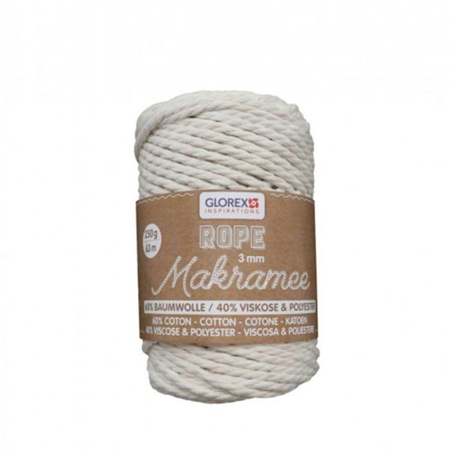 Makramee rope creme 4699