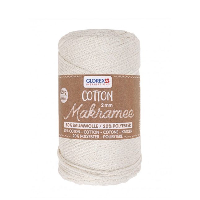 Makramee rope creme 4849