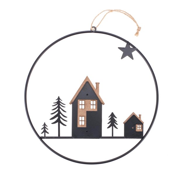 Metallrahmen rund haus 9021