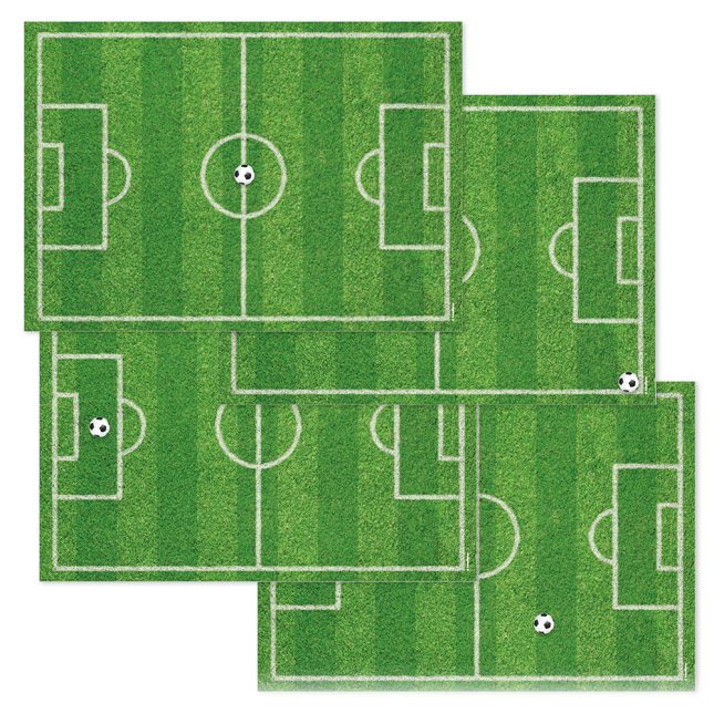 Papiertischset football 3910