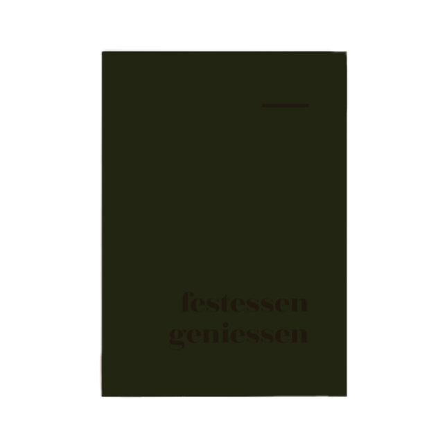Postkarte festessen geniessen