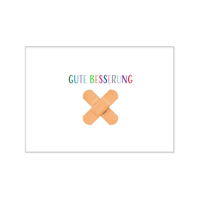 Postkarte gute besserung 7806