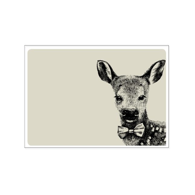 Postkarte hipster hirsch 7895