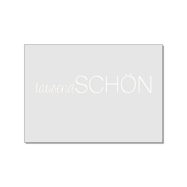 Postkarte tausendschoen 2937