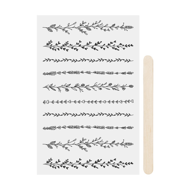 Rubbel sticker bordueren 4337