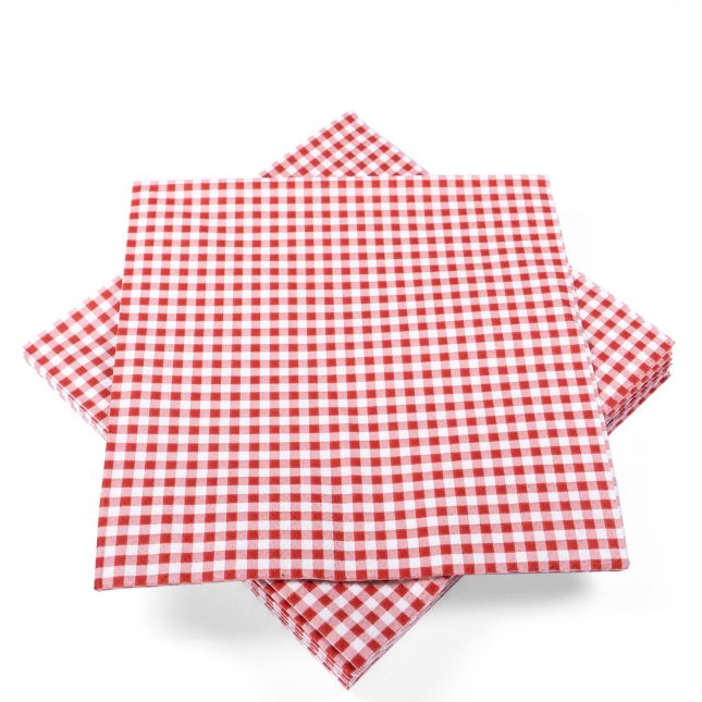 Servietten vichy rot 2560