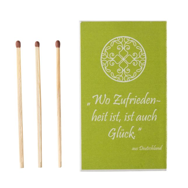 Sicherheitszuendhoelzer gruen 5579