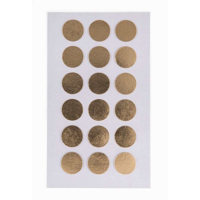 Sticker punkte gold 5410
