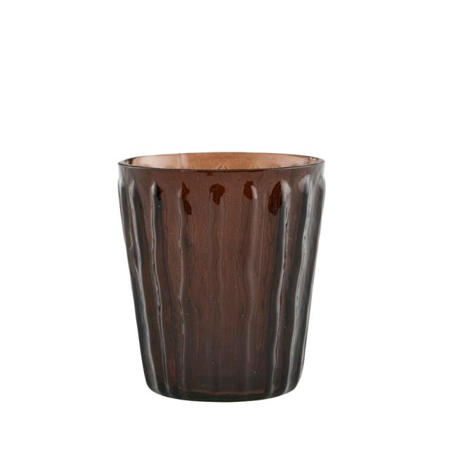 Teelichtglas tinka braun 3816