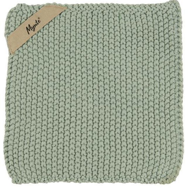 Topflappen mynte dusty green 8008