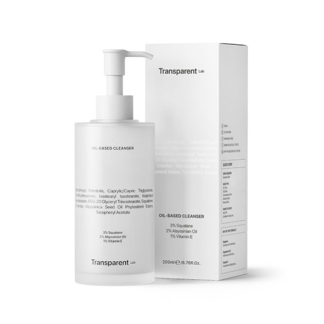 Transparent lab oil based cleanser 27724 web