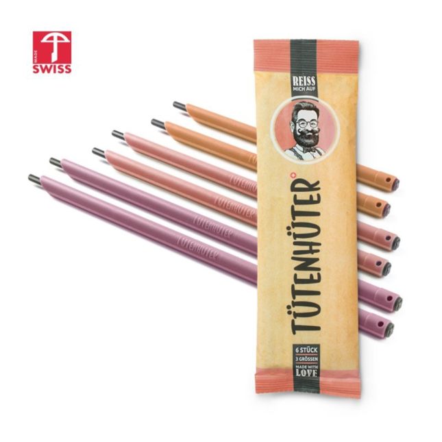 Tuetenhueter 6er set korallrot inhalt 7811