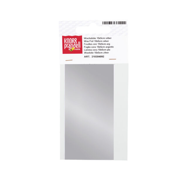 Wachsfolie silber verpackung 2411