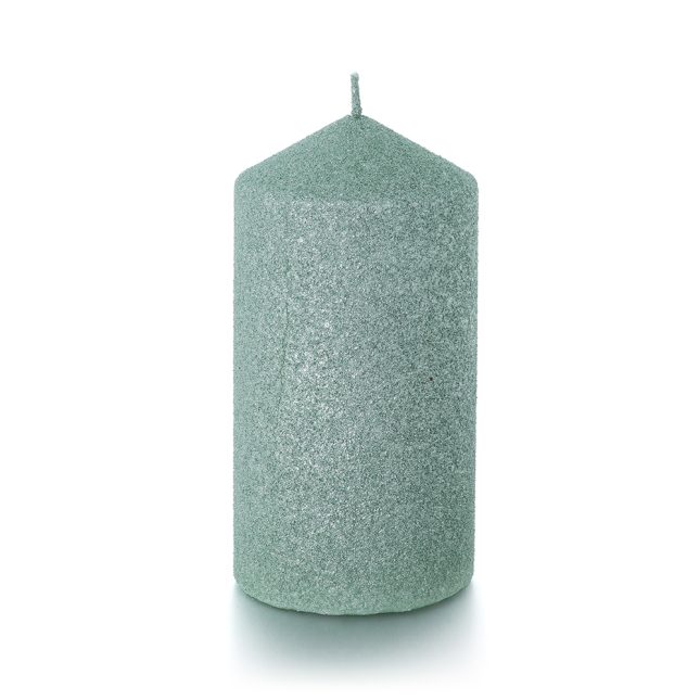 Zylinderkerze poreux eisgruen 087008 951