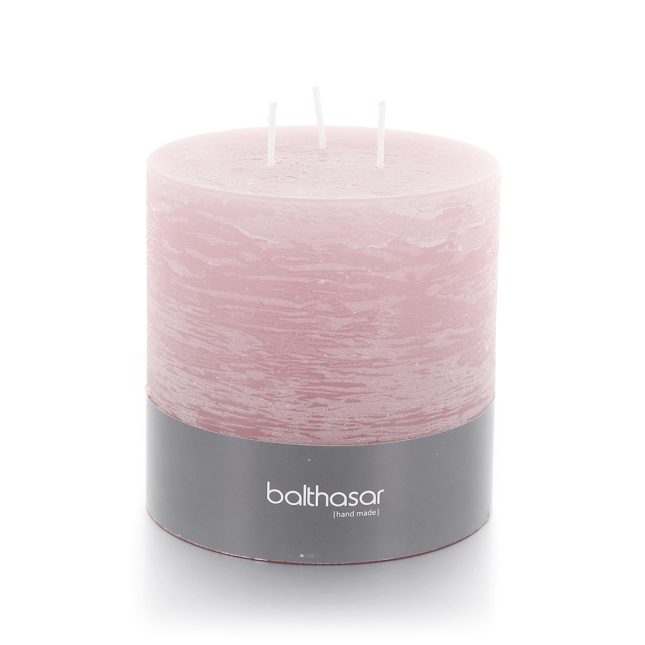 Zylinderkerze rustico 3 docht altrosa 085294 260