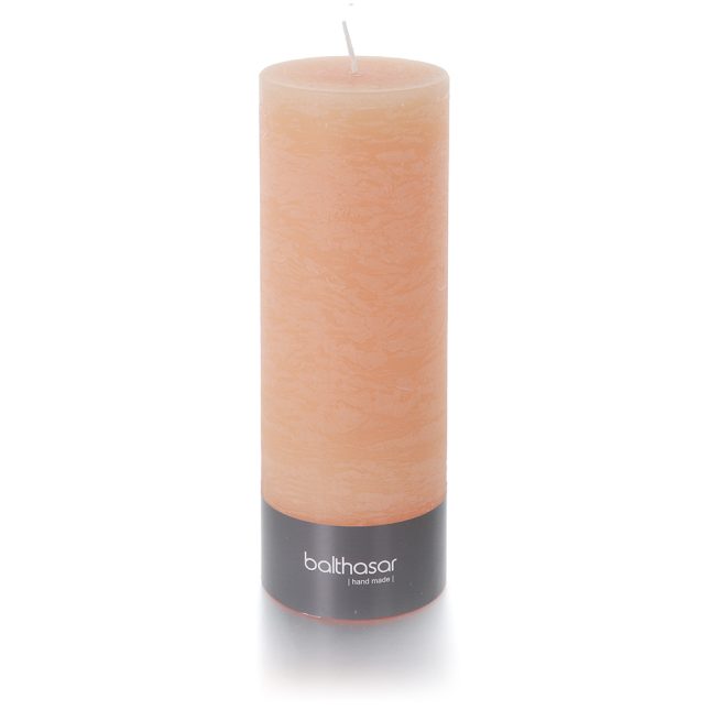 Zylinderkerze rustico apricot 083484 025