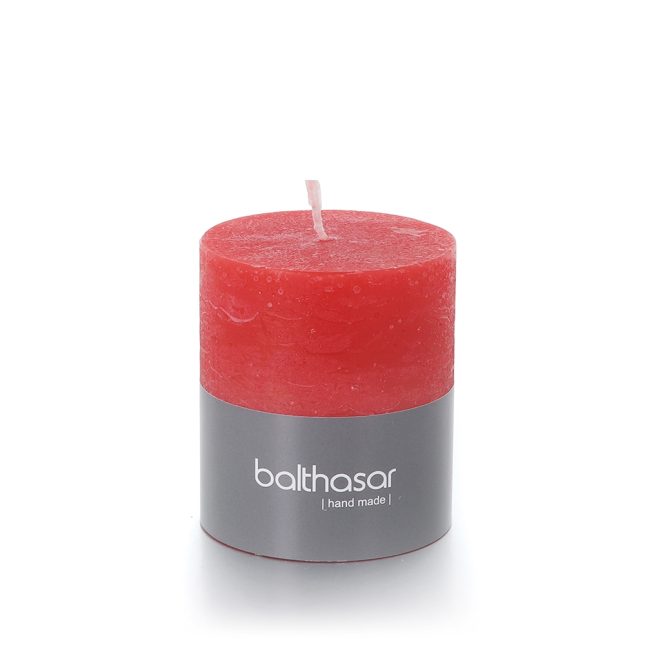 Zylinderkerze rustico rot 083711 001