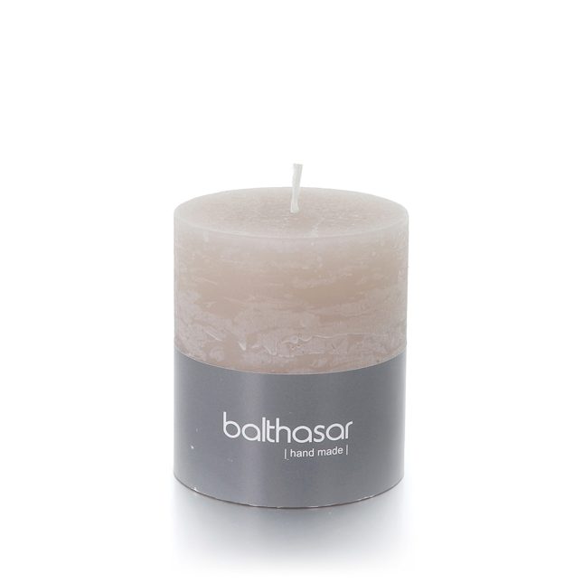 Zylinderkerze rustico taupe 083711 852