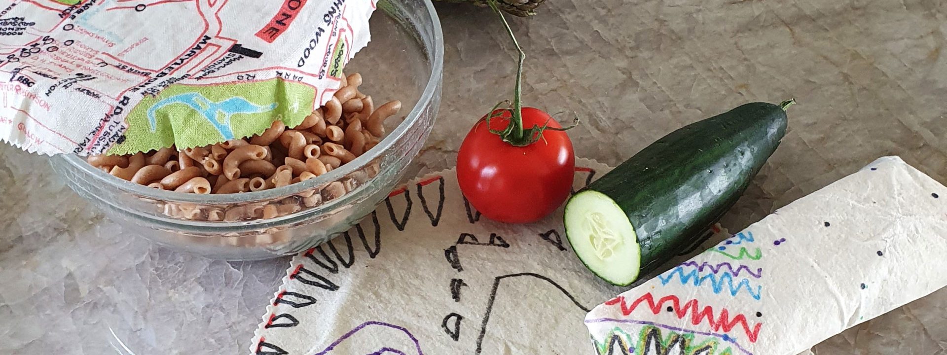 Bienenwachstuecher DIY selbstgemacht mit Kindern