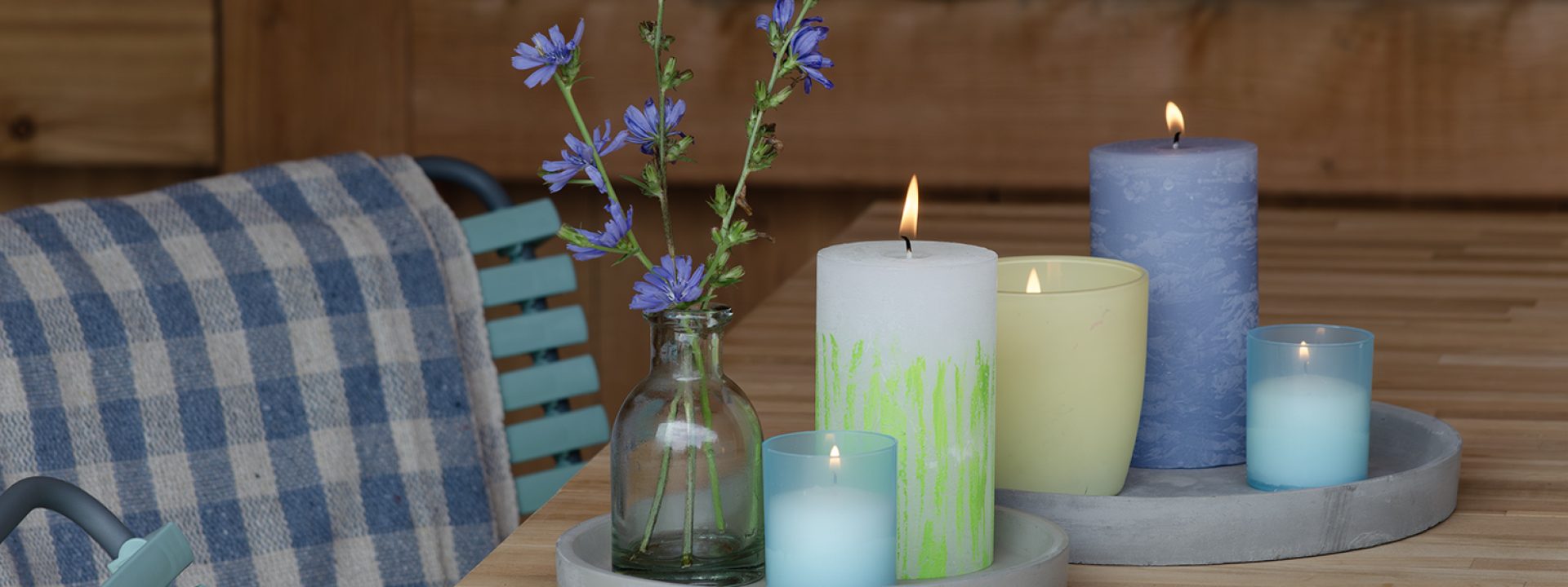 Alpine whisper summer 26 236 086906 zylinderkerze colorado 433276 015 partylicht hellblau 441266 231 441265 231 kerzenteller concreto