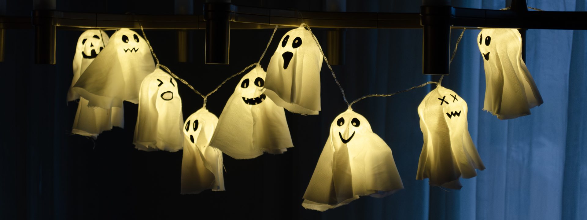 Halloween gespenster lichterkette diy leuchtet 76 banner