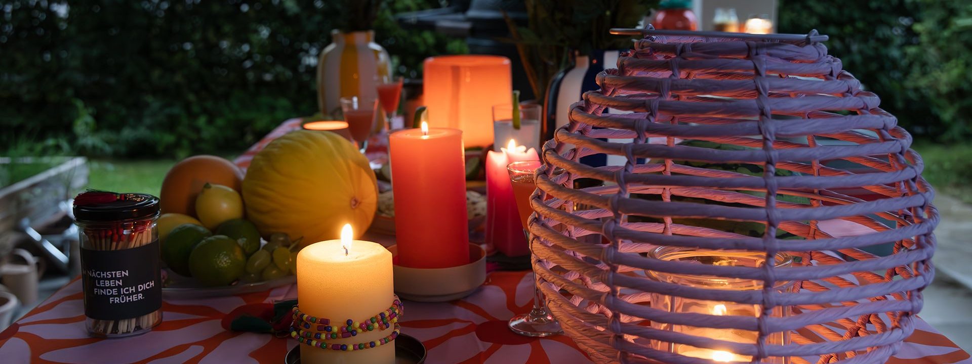 Laterne papaya lila viva la vela s 8525