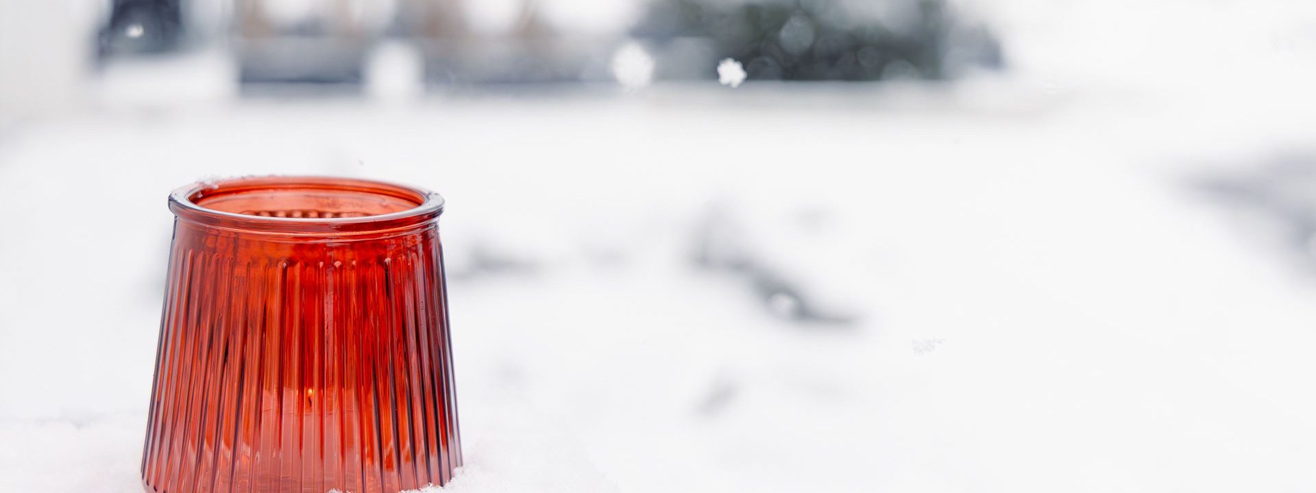 Windlicht saguna rubinrot s 8809 winter