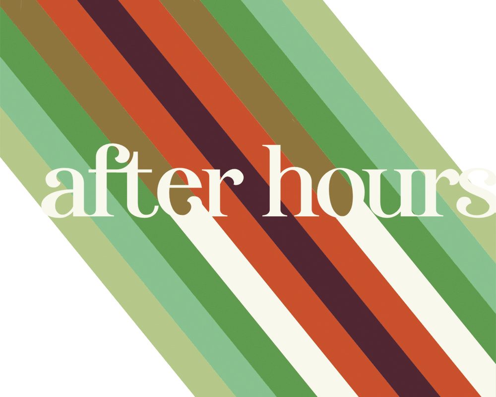 Weihnachtsdrink afterhour lettering
