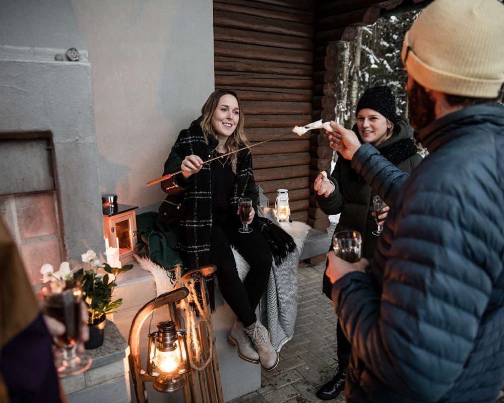 Huettenzauber Marshmallows braten